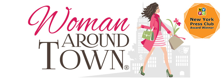 woman around town logo
